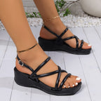 Cross Strap Sandals