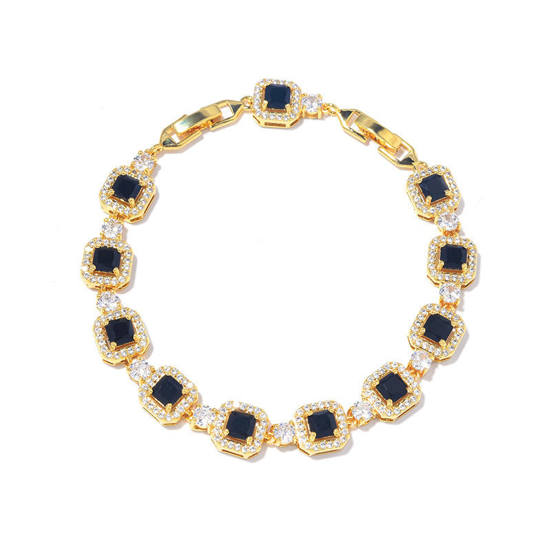Adjustable Color Zircon Bracelet