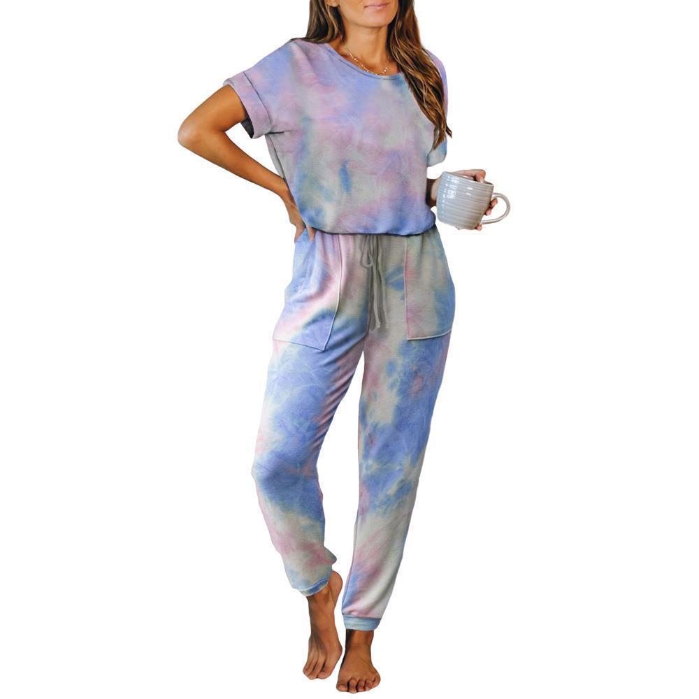 Short Sleeve One Piece Pajama Set