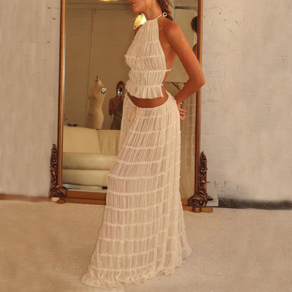 2 Piece Sleeveless Dress Set