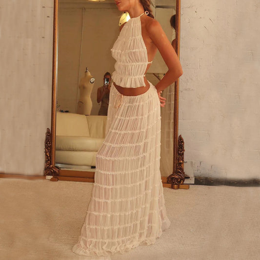 2 Piece Sleeveless Dress Set
