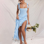 Thigh High Split Dress