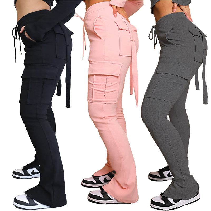 High Waist Cargo Pants