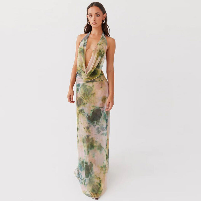 Tie Dye Long Dress